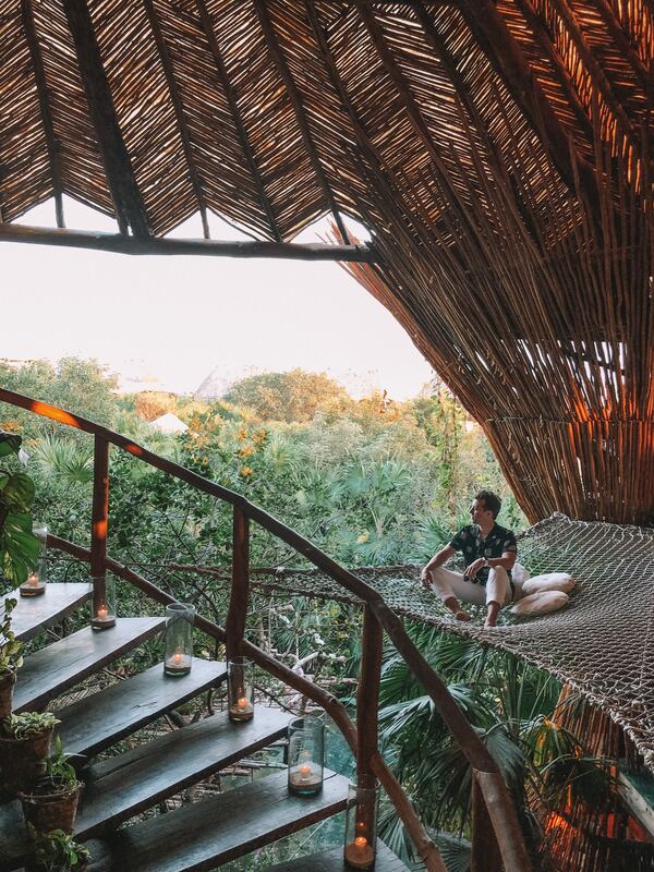 Luxury Bali resort treehouse